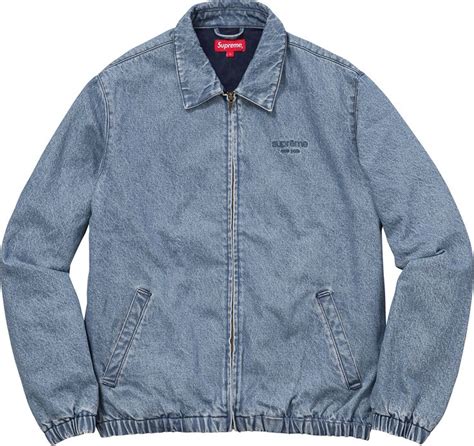 supreme bomber jacket replica|supreme denim harrington jacket.